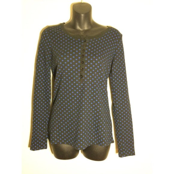 Alice Templerley for Target Polka Dot Thermal Henley S - Picture 8 of 9